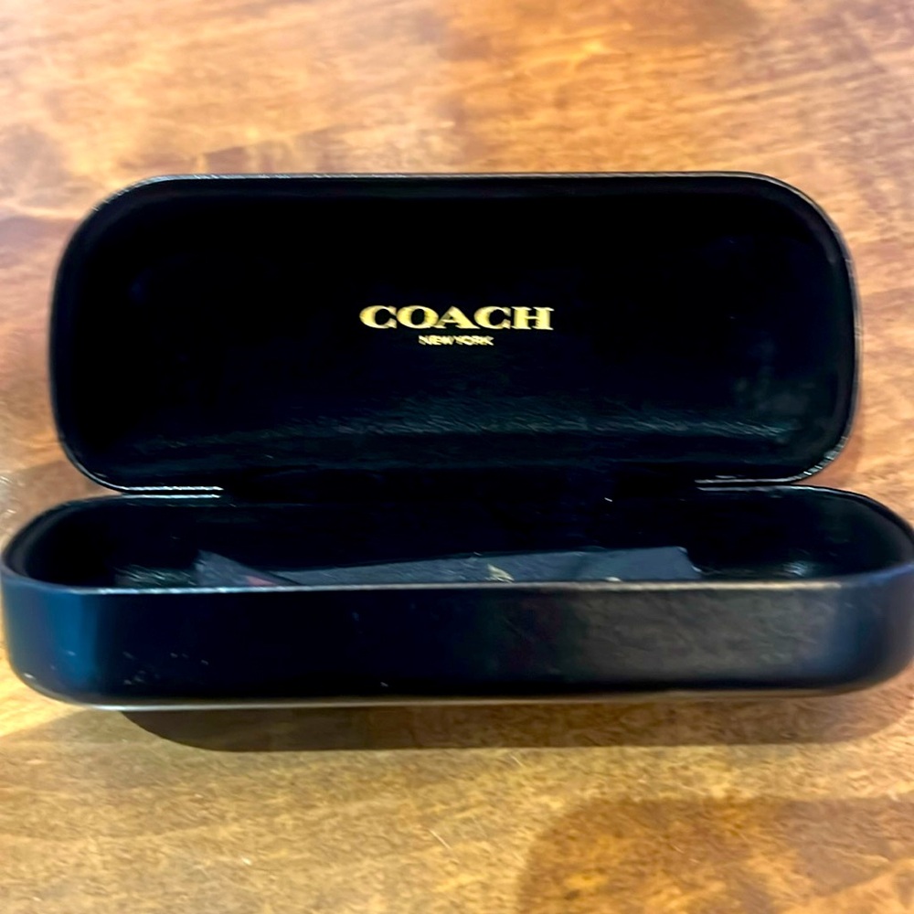 Brand New Coach Black Eyeglass Case